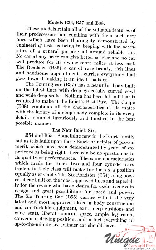 1914 Buick Specifications Page 23